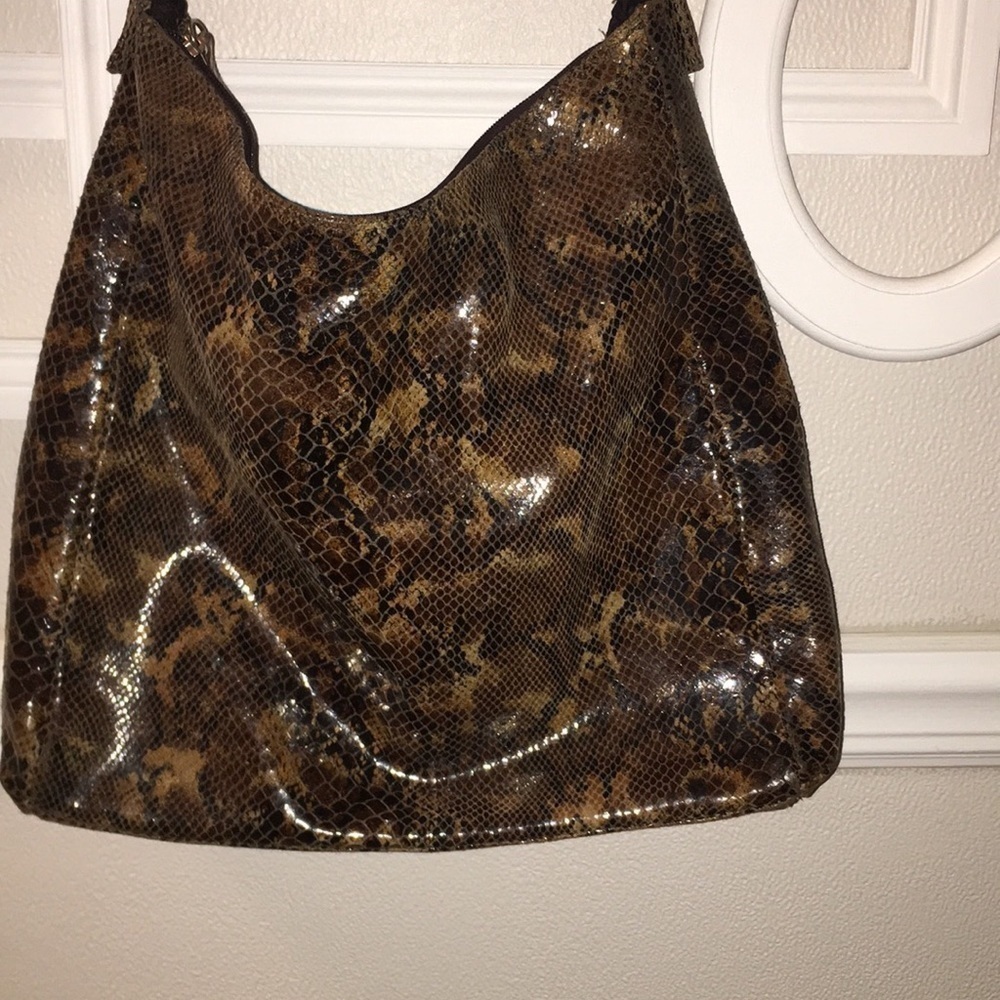 Nicoli Snake Skin Shoulder Bag Made in Italy 10 - Picture 5 of 8